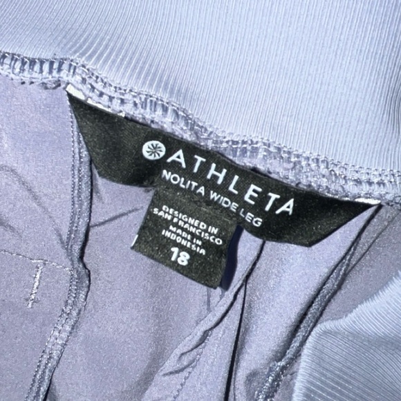 Athleta Nolita Wide Leg Pant in “Tempest Violet” S/657665-03 V/305514 SIZE 18 - Picture 10 of 12